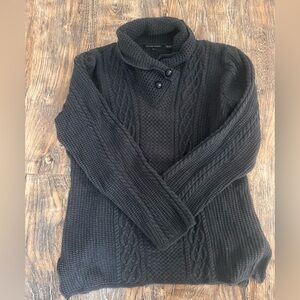 JEANNE PIERRE Women’s Dark Gray Turtleneck Sweater